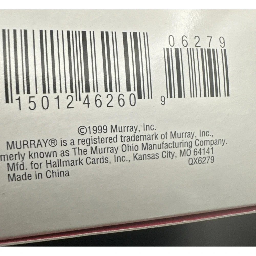 1999 Hallmark 1968 Murray Jolly Roger Flagship Ornament Kiddie Car Classics Boat